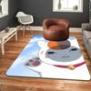 Natsume's Book of Friends Cat Rug Floor Mat for Living Room or Bedroom Soft and Comfortable Carpet a Gift for Birthday and Holiday.MFF0918546