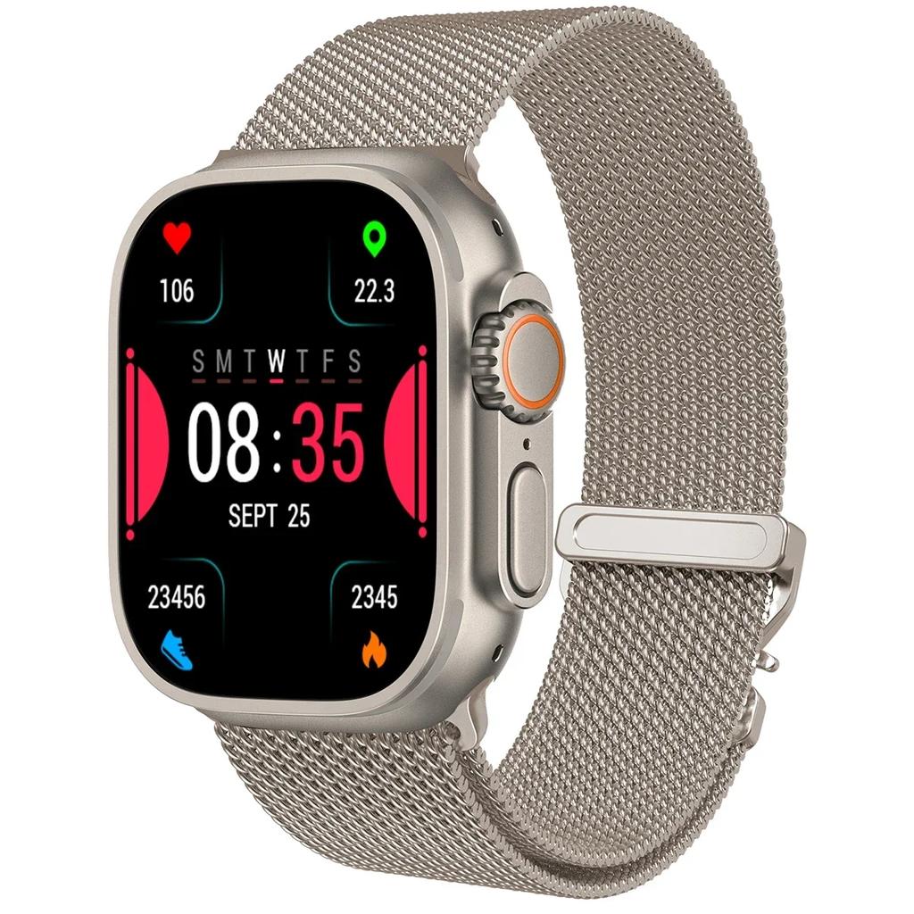 Миланский петлевой ремешок Для Apple watch 10 9 8 7 41 45мм Ultra/2 49мм Мужской Женский Металлический Браслет Для iWatch 6543SE 44 40 42мм Ремень
