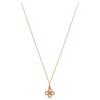 Tory Burch Clover Pendant Brass Necklace Women necklace Gold 156255-720