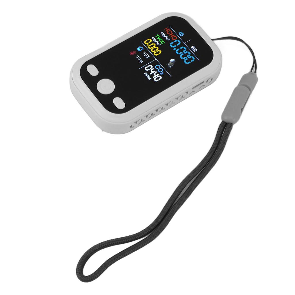 5 в 1 монитор качества воздуха многофункциональный умный портативный детектор CO2 влажности температуры для