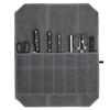 Waterproof Waxed Canvas Chef Knife Scissors Storage Pouch Roll Bag 7 Slots Carrying Case for Kitchen Knives Tools