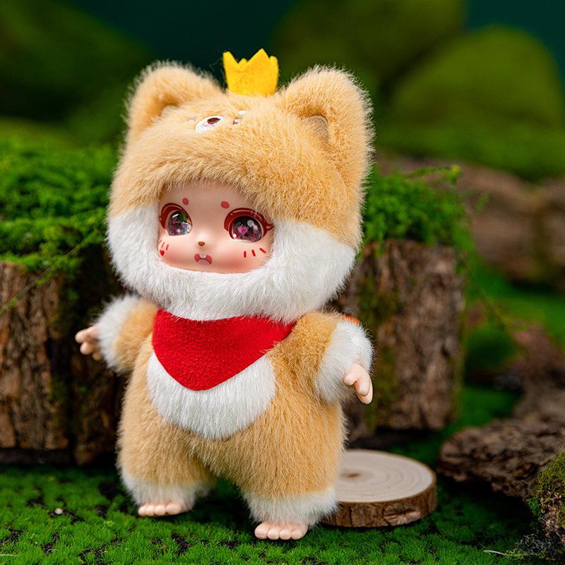 Модный Эмалированный Кукла Плюшевая Игрушка Подвеска - Милый Мультяшный Животное Шарм