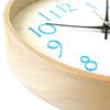 KATOMOKU plywood clock 20 Light Blue Wall Clock with Continuous Second Diameter Hand, km-119LBRCS, 25.2cm (SKP Radio-Controlled Clock)