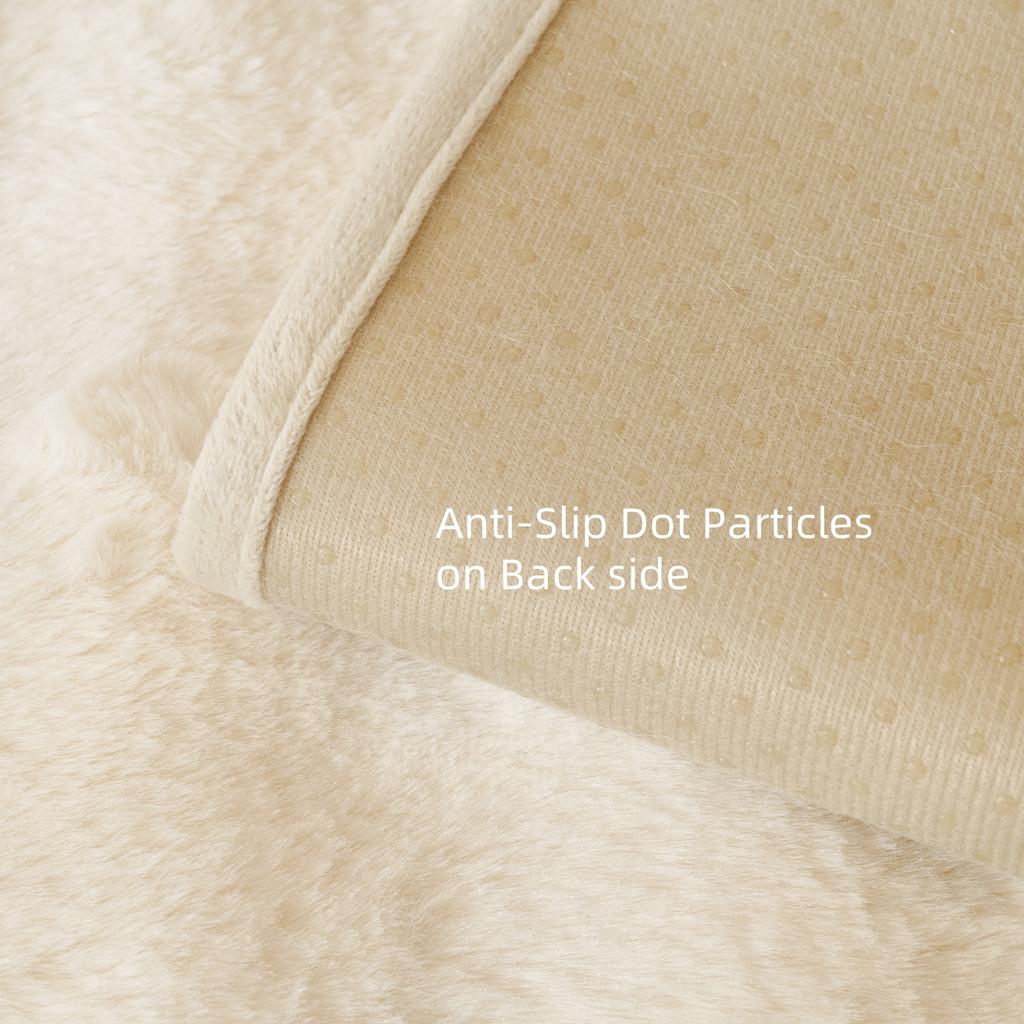 Thicken Imitation Rabbit Fur Plush Sofa Slipcover Non-slip Soft Sofa Towel Couch Cushion Cover for Living Room Modern Home Decor