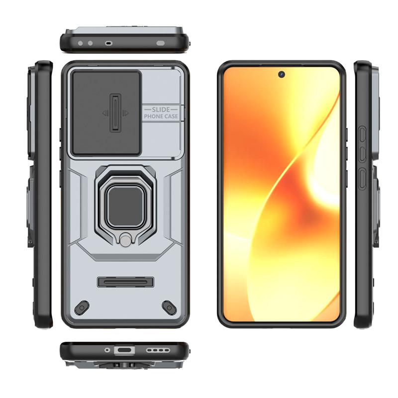 Для чехла Realme 15 Pro Чехол Realme 15 Pro Защита камеры со сдвижной шторкой Держатель Бампер Защитные чехлы для телефона На Realme 15 5G Funda