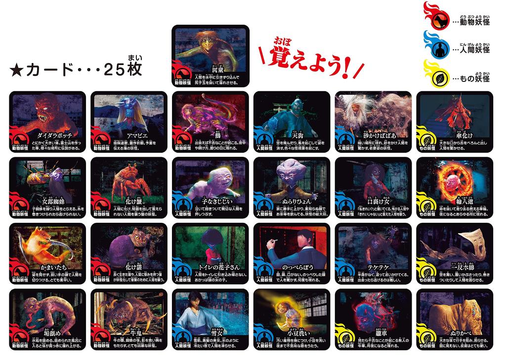 Yokai Board Game [A huge gathering of impressive yokai in a board game] Real CG Art Beverly