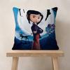 5D Anime CCoraline Cushion Cover Inches Farmhouse Decor Home Throw Pillow Covers For Couch Decorations