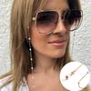 New Gold Sunglasses Chain Mask Chain Irregular Women Non-slip Beaded Glasses Frame Lanyard