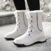 Women Winter Shoes Women Waterproof Snow Boots Fleece-lined Platform Comfortable Keep Warm Ankle Boots with Thick Women Boots
