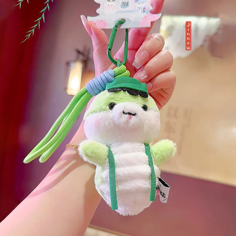 Игривый плюшевый брелок «Маленькая змейка Западного озера» в очаровательных дизайнах для подарков