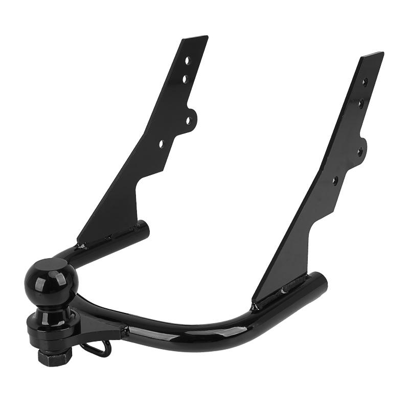 Black Motorcycle Trailer Hitch W/ Ball For Harley Touring Electra Street Tour Glide Road King FLHT FLHR FLTR 1994-2008