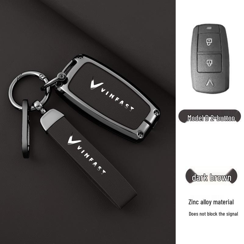 Чехол для ключа и металлический держатель для ключей VinFast для VF5, VF8 и VF3 (Вьетнамское издание)