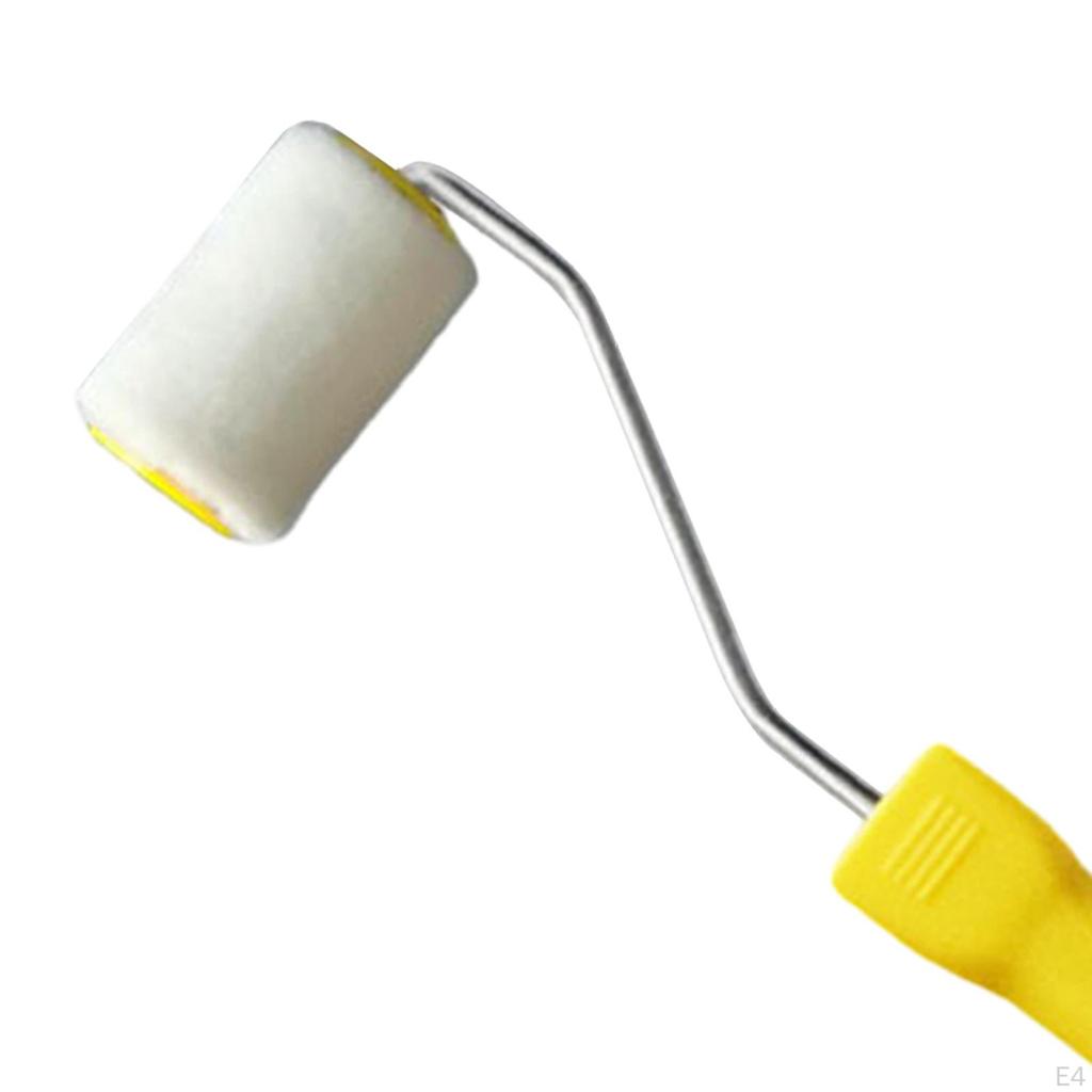 2 шт. Мини-валик для малярных кистей, набор рулонов бытовых чехлов, маленький для DIY