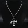 Male and Female Symbol Retro Fashion Simple Niche Pendant Necklace