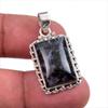 Натуральный камень габбро драгоценный камень 925 стерлинговое серебро подарок кулон 1,25" a1I51