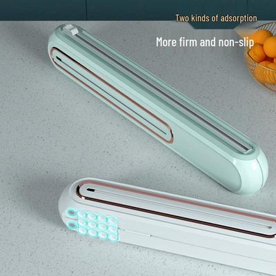 Легкая роскошь Магнитная пищевая пленка и фольга Двусторонний резак: Настенная раздвижная коробка