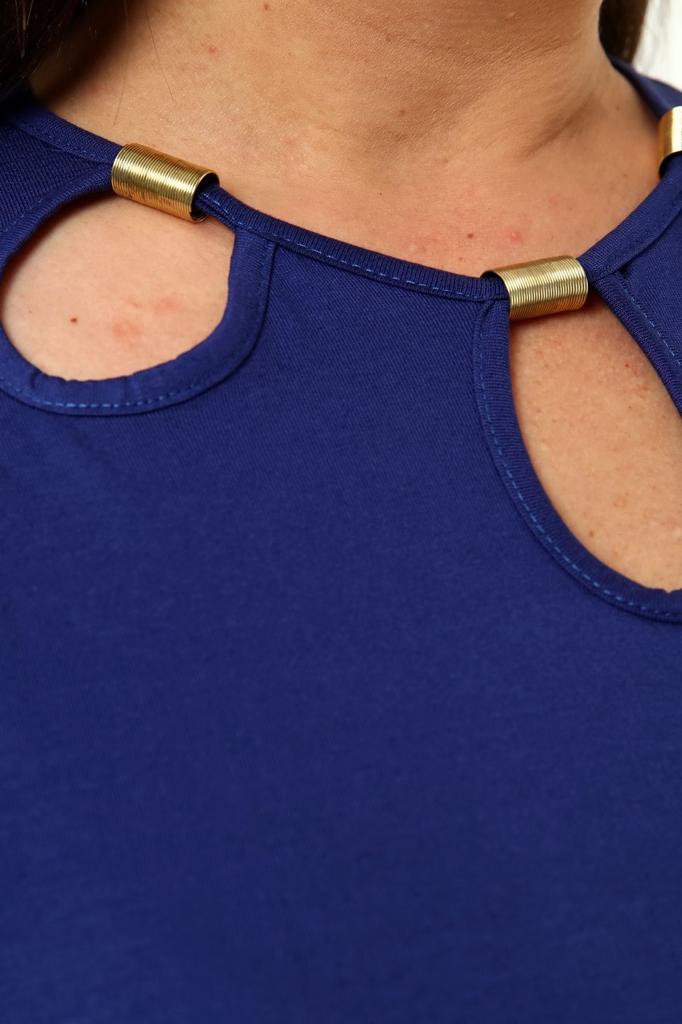 Женская стильная футболка большого размера, комфортная модель больших размеров, стильный воротник, детальный хлопковый изгиб, короткий рукав, летнее вечернее платье для мамы, футболка-туника