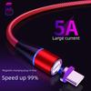 5A High-Speed Magnetic Charging Cable for Apple, Android, Type-C - 3-in-1 5V/3A
