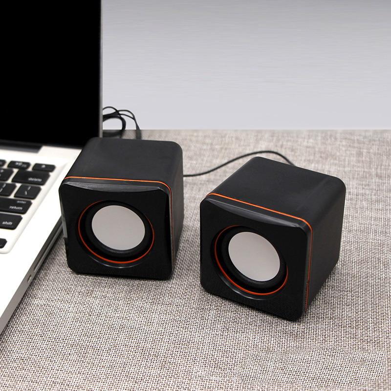 Компьютерные колонки Стерео Микрофон Аудио ПК Динамик USB Проводные Со Светодиодной Подсветкой Для Настольных Компьютеров ПК Ноутбуков
