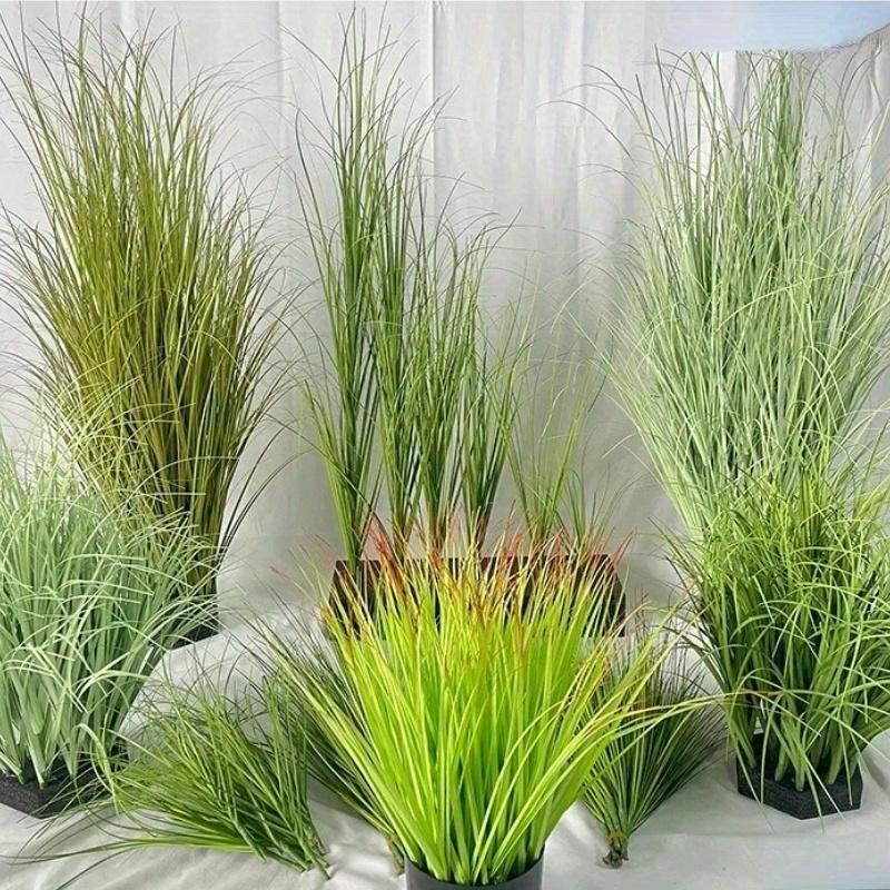 5 шт. Имитация небольших травяных кустов для украшения искусственных лугов, имитация тростника и искусственных зеленых растений, украшение дома, материал ПВХ