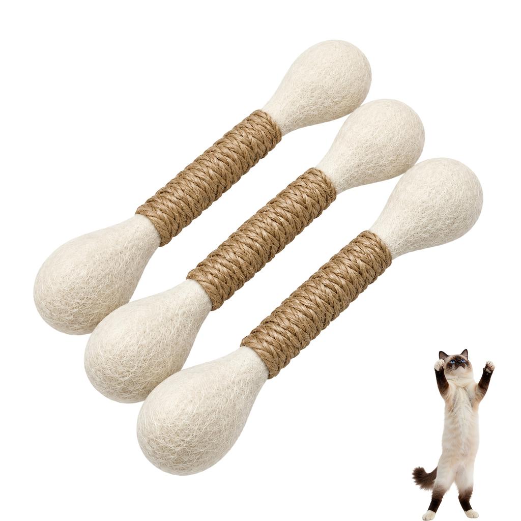 Игрушки для кошек для дома, Интерактивная игрушка для кошек Qtip, Кролик, Плюшевый пищащий кролик, Когтеточка, Игрушки для грызения для котят, Прочные, устойчивые к укусам