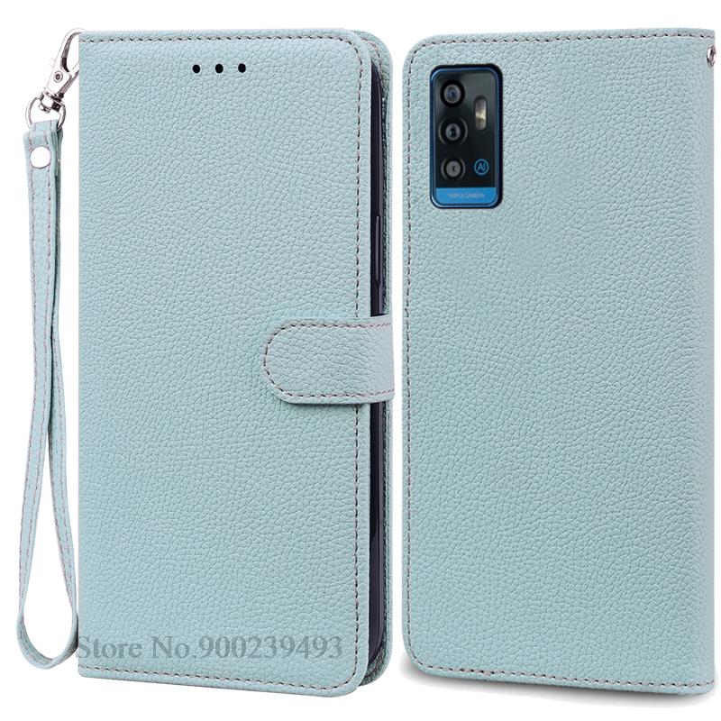 Чехол для ZTE Blade A71, мягкий силиконовый кожаный чехол-кошелек, чехол для ZTE Blade A71, мягкая задняя крышка, чехол Fundas Shell