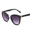 Vintage Cat Eye Sunglasses Women Fashion Brand Designer Sunglasses Female Sexy Leopard Cateyes Black Gradient