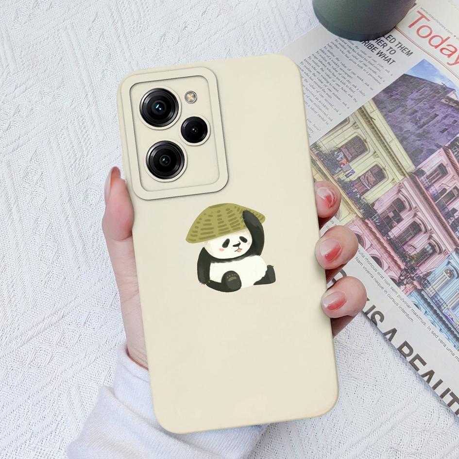 Чехол для телефона Xiaomi Poco M4 Pro X3 X4 X5 Pro C40 C50 C55 M3 с милым медведем, мягкий жидкий силикон, противоударный матовый чехол для бампера Xiaomi Poco