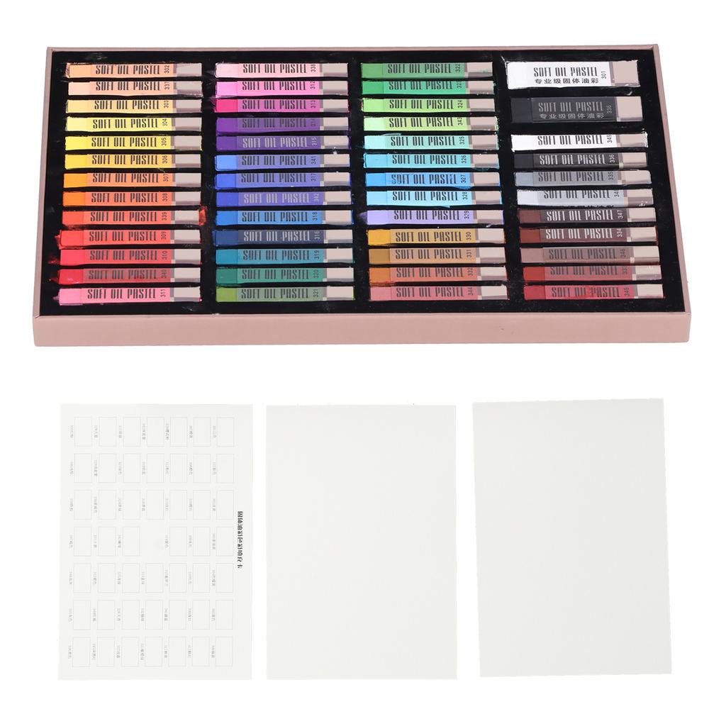 Soft Oil Pastels 48 Colors Professional Drawing Graffiti Art Crayons Sticks Painting Set