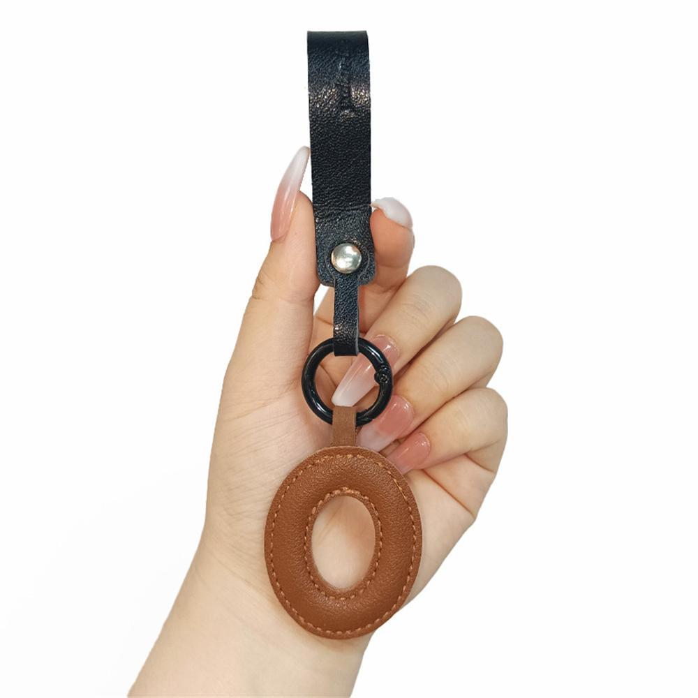 Creative PU Leather 26 Letter Keychains Fashion Alphabet Keyrings Handbag Ornaments Pendant Car Key Holder Accessories Gifts