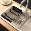 Sink Dish Drying Rack Kitchen Organizer Sink Drain Basket Vegetable Fruit Holder Storage