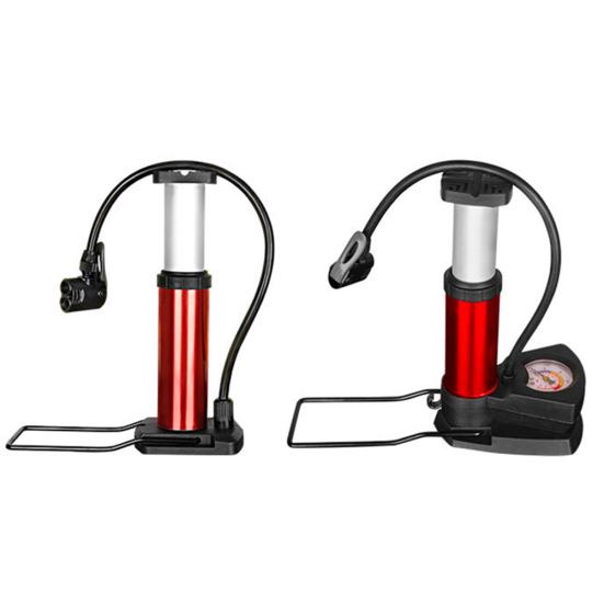 Портативный 120 фунтов на квадратный дюйм педальный тип велосипед мотоцикл воздушный насос семейный инфлятор