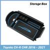 ABS Автомобильный Центральный Подлокотник Бокс Подставка для Телефона Ящик для Хранения для Toyota C-HR CH-R CHR 2016 - 2021 Комплект Детали Аксессуары