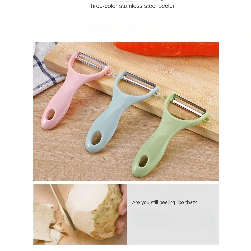Нож для чистки из нержавеющей стали в новом скандинавском стиле, скребок для фруктов, пластиковый скребок для дыни, многофункциональный
