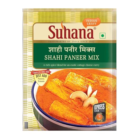 Комбо-набор Suhana Paneer из 7 блюд - Paneer Makhanwala, Paneer Tikka, Shahi Paneer, Mutter Paneer, Paneer Butter, Kadai Paneer, Paneer Chilli Готовая смесь