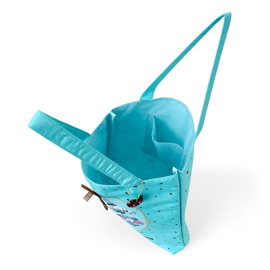 Sanrio Tote Bag Sanrio Characters ABS Resin A4 Size Ages 444332 (Chocolate Mint) Polyester, Cotton, 3+