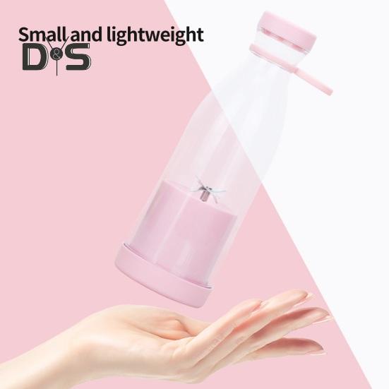 Портативный блендер для коктейлей и смузи, перезаряжаемая соковыжималка объемом 420 мл, бытовая электрическая соковыжималка, беспроводной блендер для смузи