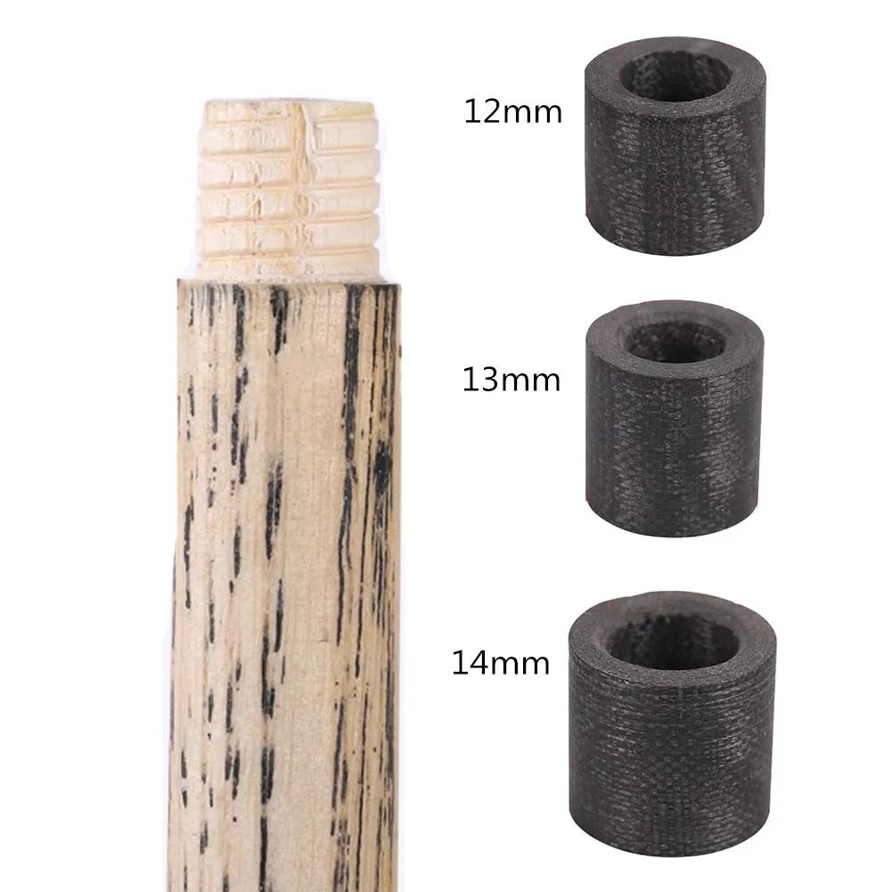 Explosion Proof White Black Bakelite 12mm 13mm 14mm No - Break Strong Billiard Pool Cue Tip Top Ferrule 1PC