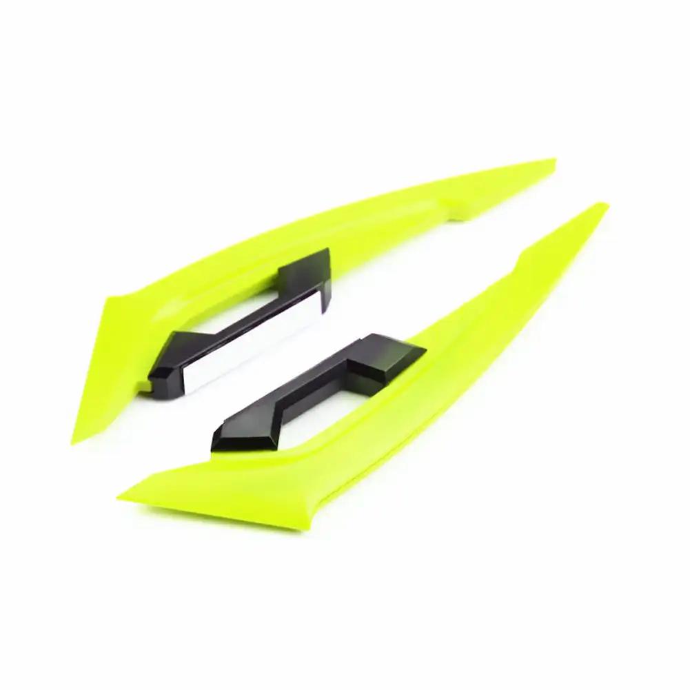 2Pcs Motorcycle Winglets Front Side Spoiler Aerodynamic Wing Set Fixed Wind Wing with Adhesive Decoration Sticker