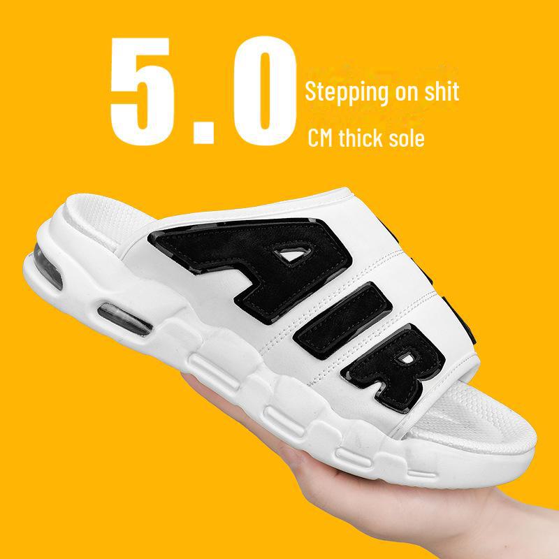 Мужские модные уличные спортивные тапочки большого размера в корейском стиле