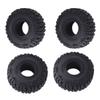RC Wheel Tire with Hub Plastic Enhanced Handling High Simulation RC Crawler Tire for Axial SCX24 1/24 RC Wheel Tire