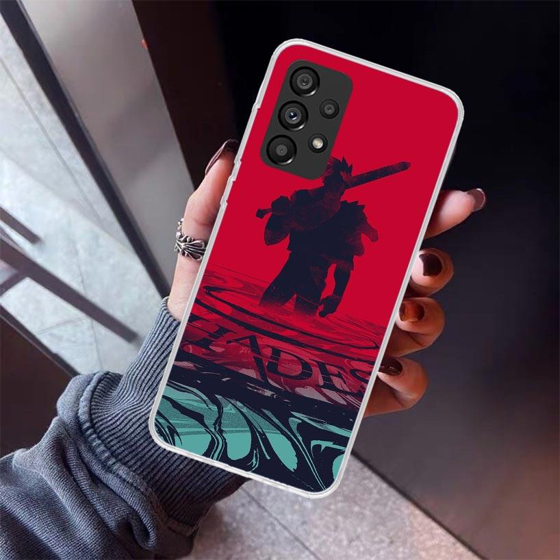 Game Hades Action Phone Case For Samsung Galaxy A52 A51 A50S A32 A22 A12 A02S A72 A71 A31 A70 A30S Note 20 Ultra 10 Plus S10 Gal