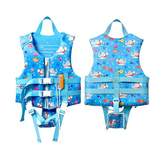 Детский жилет для плавания с аварийным свистком 24–66 фунтов 4–12 лет Спасательный жилет для мальчиков и девочек Спасательный жилет для подводного плавания с трубкой, каякингом, греблей, дрифтом, плавучий жилет