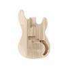 PB-T02 Bass Guitar Body in Paulownia Wood, Raw Wood Finish
