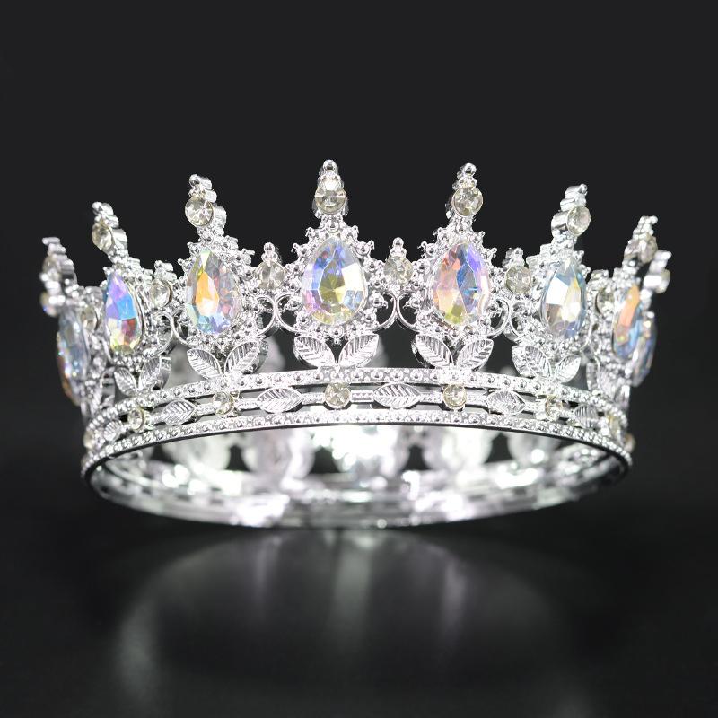 Ideal Gift Large Crystal Crown Cake Topper Shiny for Mother's Day Birthday Wedding Bridal Shower Cake Decor
