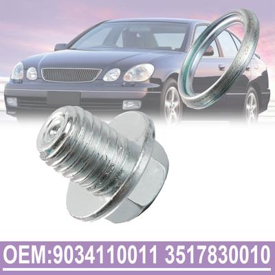 Сливная пробка трансмиссии автомобиля с прокладкой для Toyota Corolla Chaser Celica Fortuner Lexus LX GS GX 1992-2013 9034110011 2474257B00 9034110017 3517830010