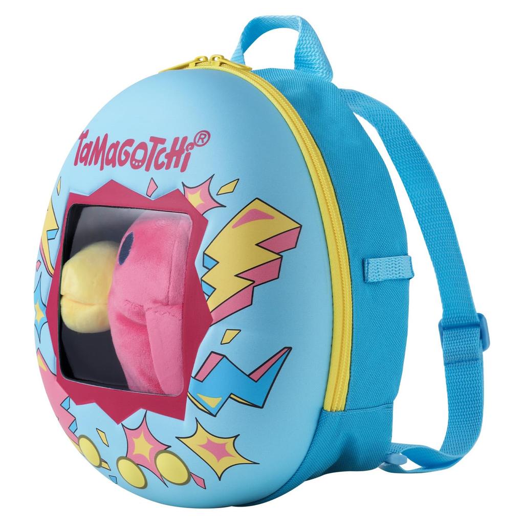 Bandai Тамагочи Мягкая игрушка-качалка с набором рюкзака (Хасидзоти)