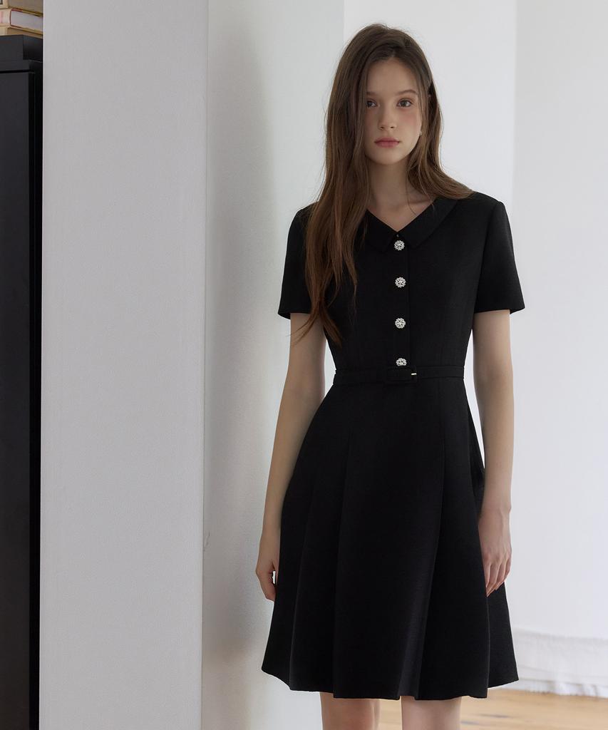 Julie And Kara 26Hs Love By You March Summer Tweed Dress Black Wedding Guest Look Ceremony Look