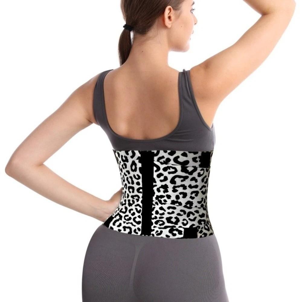 Seamless Waist Trainer Leopard Print Women Girdle Belt Elastic Slimming Shapewear Postpartum