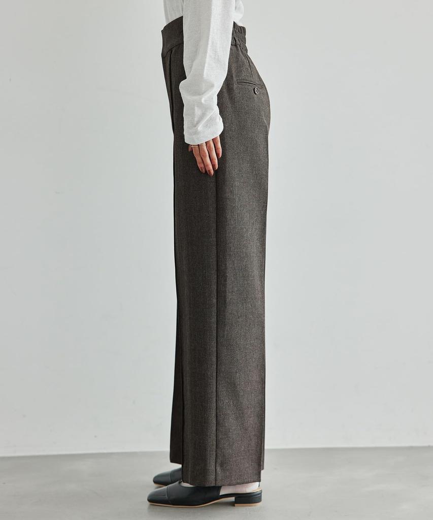 Serge Wide Matching Navy Size 36 [Rope Picnic] Wool-like Pants, Coordination, (40),